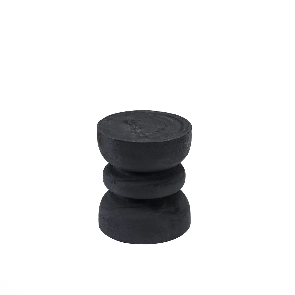 Bazar Bizar The Cincin Hocker – Schwarz – Suarholz