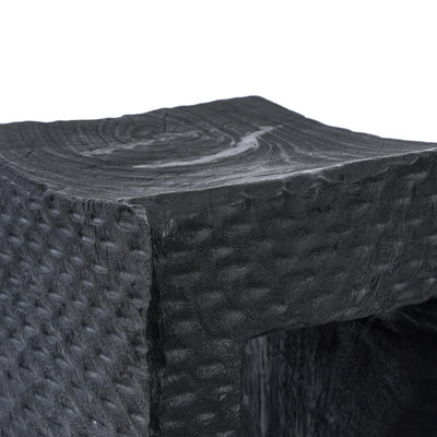 Bazar Bizar The Montano Hocker – Schwarz – Suarholz