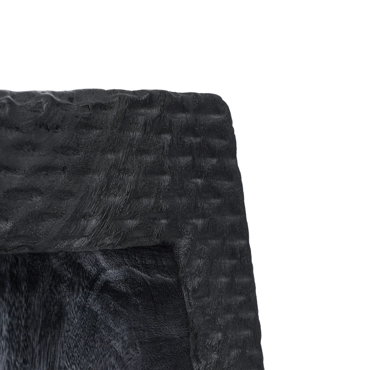Bazar Bizar The Montano Hocker – Schwarz – Suarholz