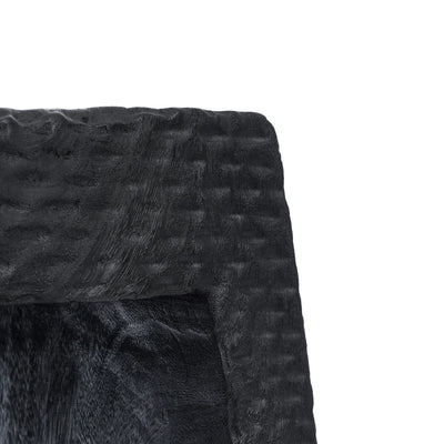 Bazar Bizar The Montano Hocker – Schwarz – Suarholz