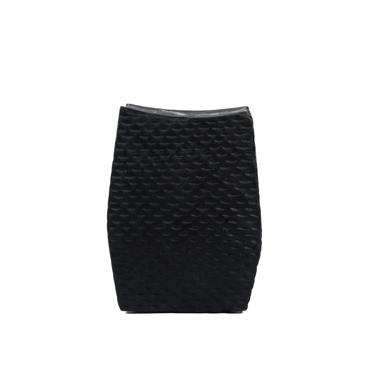 Bazar Bizar The Montano Hocker – Schwarz – Suarholz