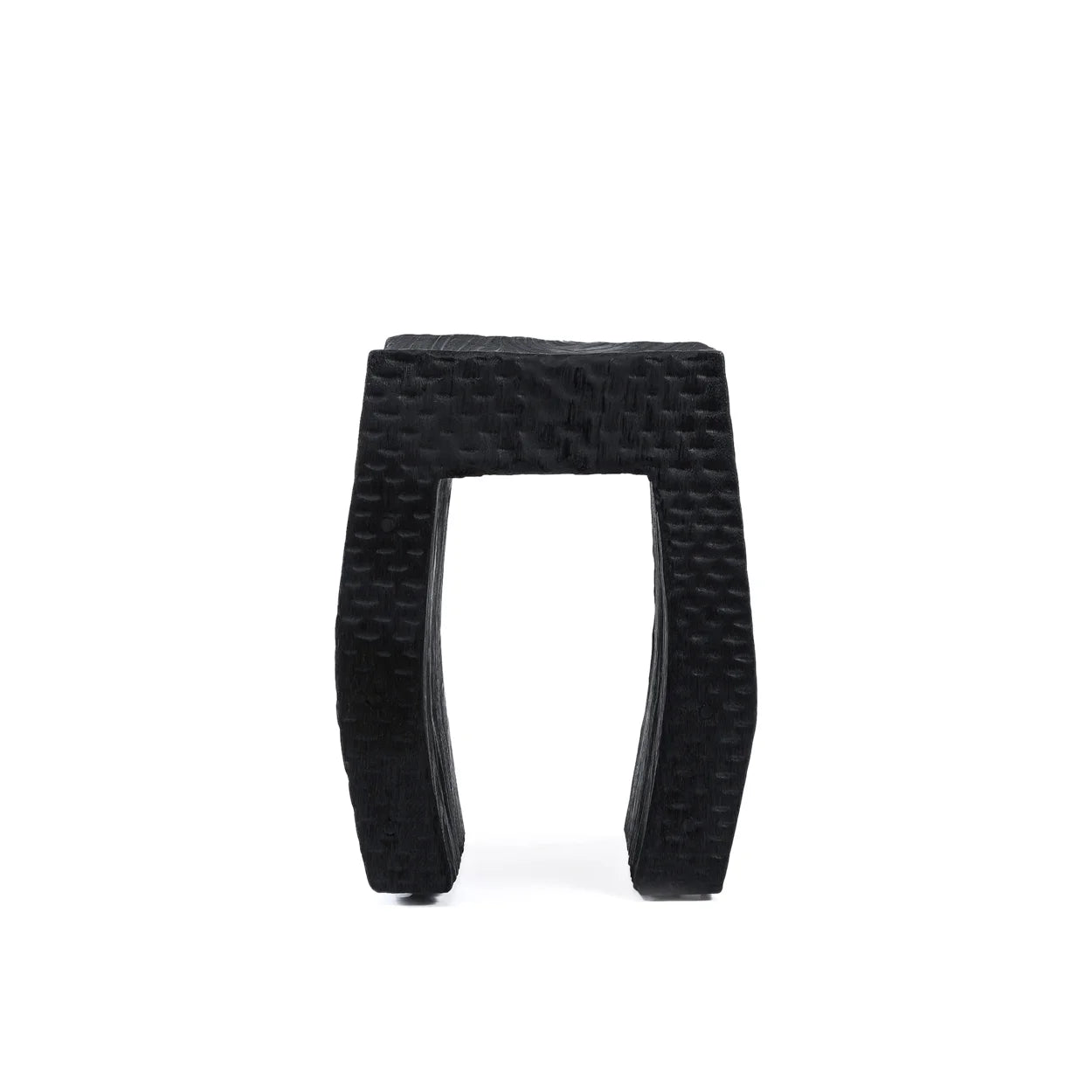 Bazar Bizar The Montano Hocker – Schwarz – Suarholz