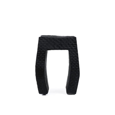 Bazar Bizar The Montano Hocker – Schwarz – Suarholz