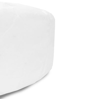 Bazar Bizar White Inner Pouf Round – Weiß – Baumwolle