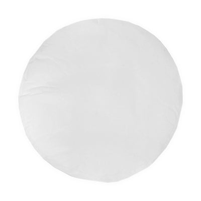 Bazar Bizar White Inner Pouf Round – Weiß – Baumwolle