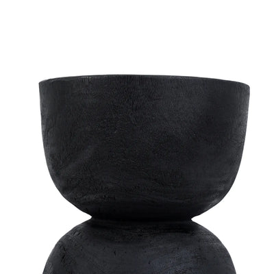 Bazar Bizar The Montreal Hocker – Schwarz – Suarholz