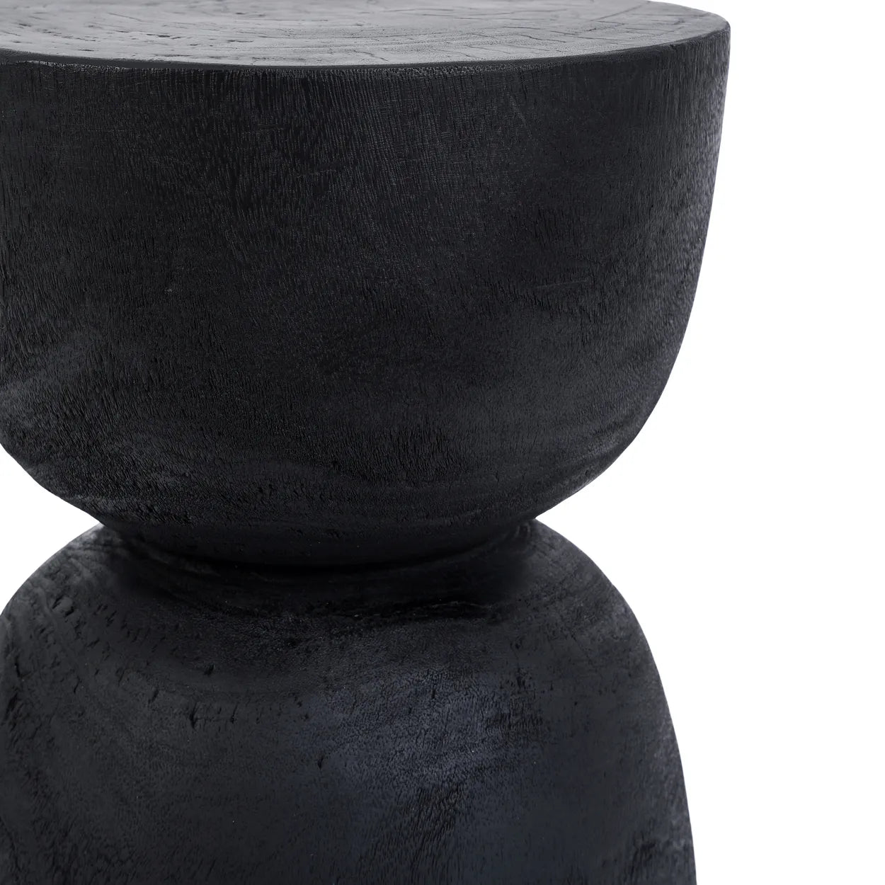 Bazar Bizar The Montreal Hocker – Schwarz – Suarholz