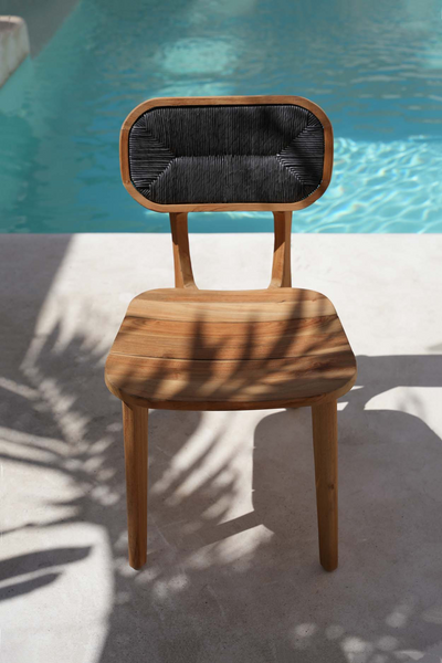 Bazar Bizar Der Arigato Esszimmerstuhl – Outdoor – Natural Black