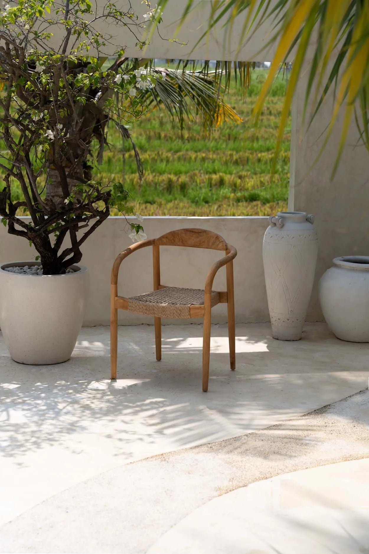 Bazar Bizar Der Amaya Esszimmerstuhl – Naturel – Outdoor