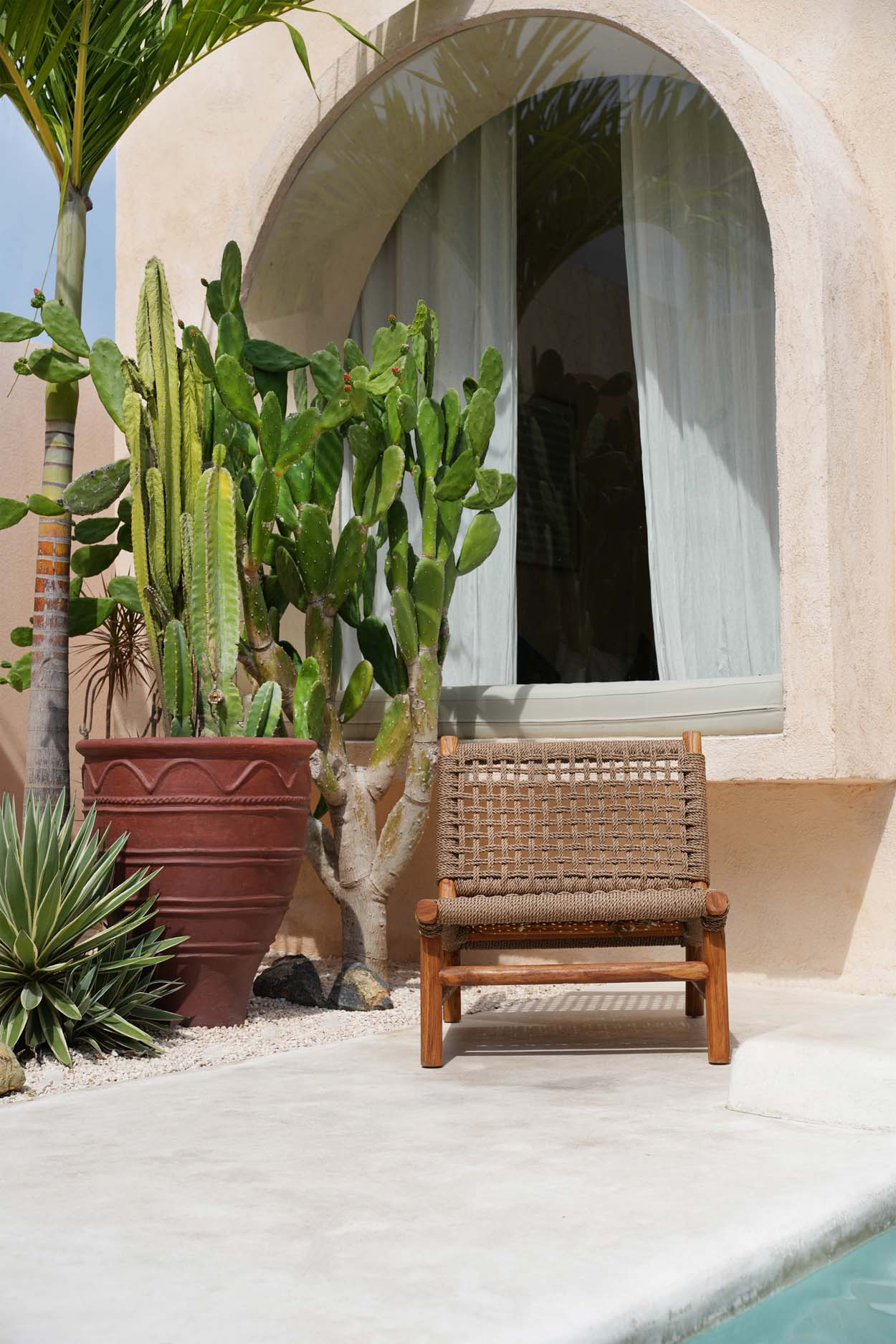 Bazar Bizar Der Ilha Viro Einzelsessel – Outdoor – Naturbraun