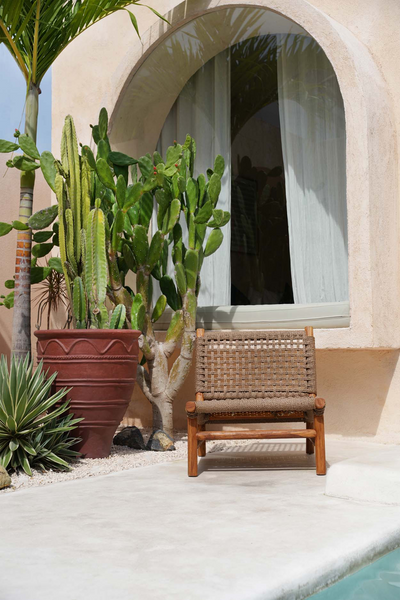 Bazar Bizar Der Ilha Viro Einzelsessel – Outdoor – Naturbraun