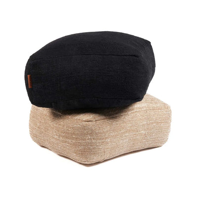 Bazar Bizar The Comfy Pouf – Schwarz – Weiche Baumwolle