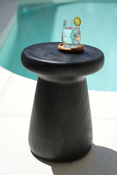 Bazar Bizar The Gagang Hocker – Schwarz – Suarholz