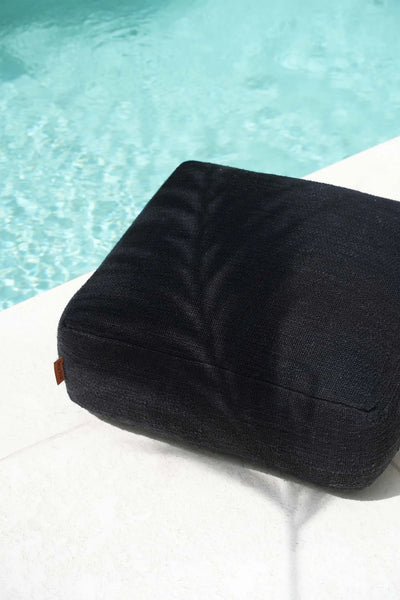 Bazar Bizar The Comfy Pouf – Schwarz – Weiche Baumwolle