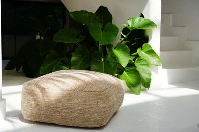 Bazar Bizar The Comfy Pouf – Beige – Cotton