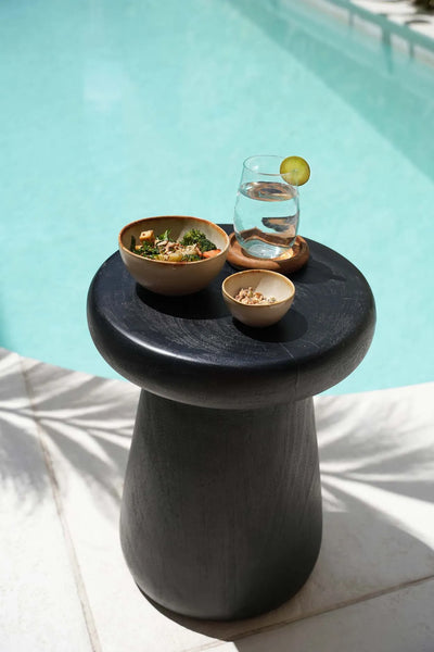 Bazar Bizar The Gagang Hocker – Schwarz – Suarholz