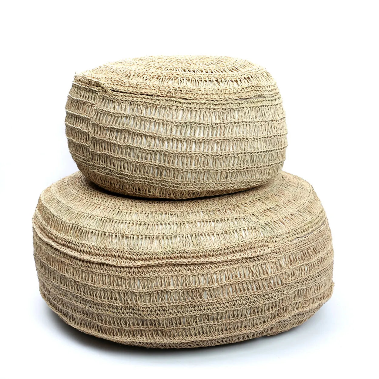 Bazar Bizar Seagrass Pouf –  Natur