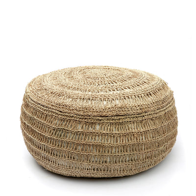 Bazar Bizar Seagrass Pouf –  Natur