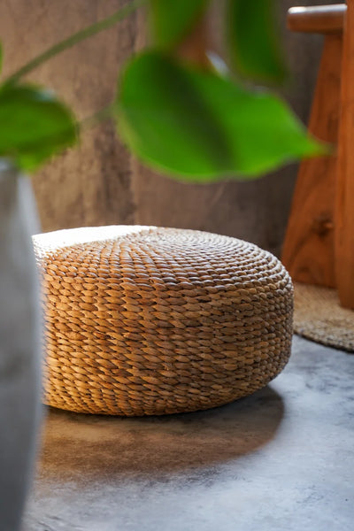 Bazar Bizar The Hyacinth Pouf – Natur – Wasserhyazinthe
