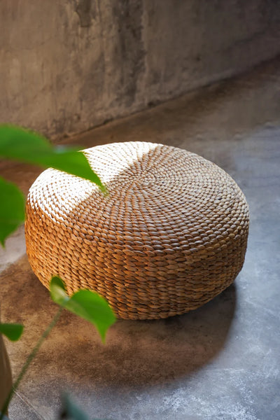 Bazar Bizar The Hyacinth Pouf – Natur – Wasserhyazinthe