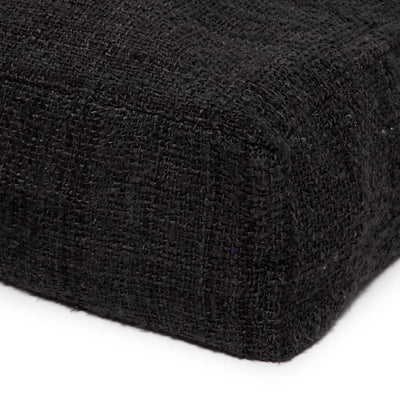 Bazar Bizar The Oh My Gee Pouf – Schwarz Navy – Weiche Baumwolle