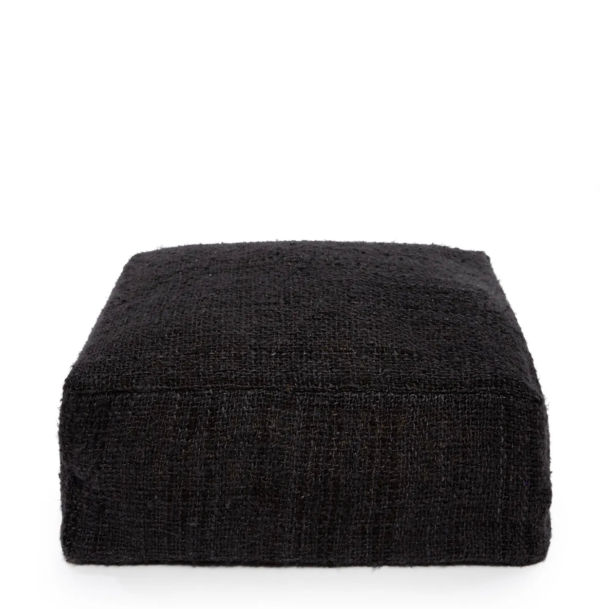 Bazar Bizar The Oh My Gee Pouf – Schwarz Navy – Weiche Baumwolle