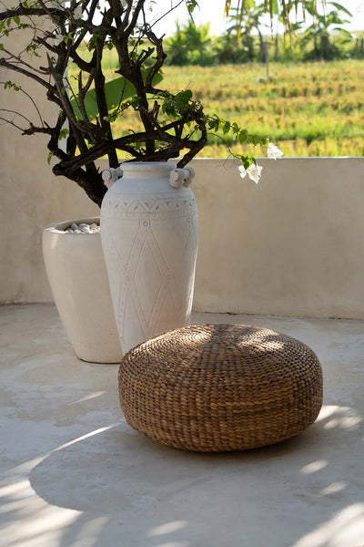 Bazar Bizar The Hyacinth Pouf – Natur – Wasserhyazinthe