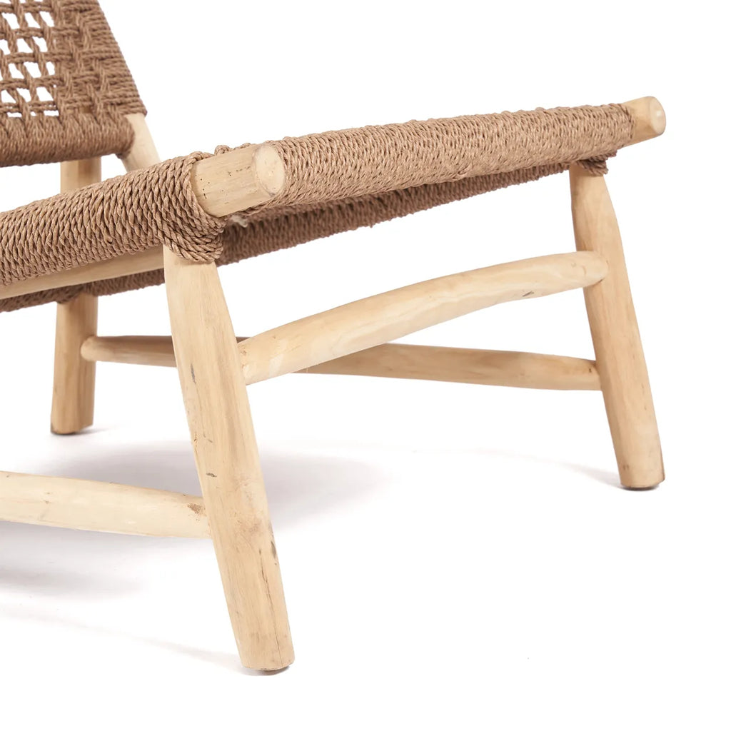 Bazar Bizar Der Island Sisal Einsitzer – Natural Brown