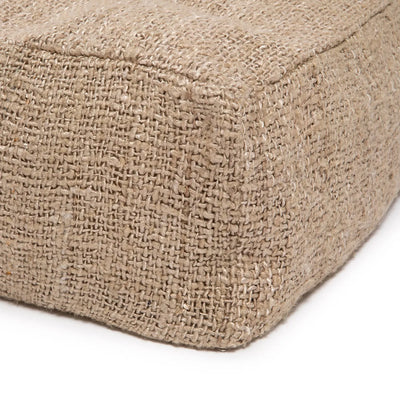 Bazar Bizar Oh My Gee Pouf – Beige – Weiche Baumwolle