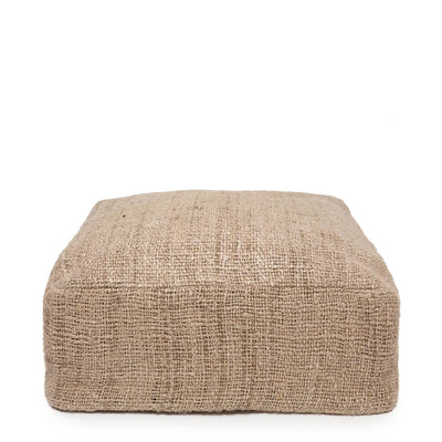 Bazar Bizar Oh My Gee Pouf – Beige – Weiche Baumwolle