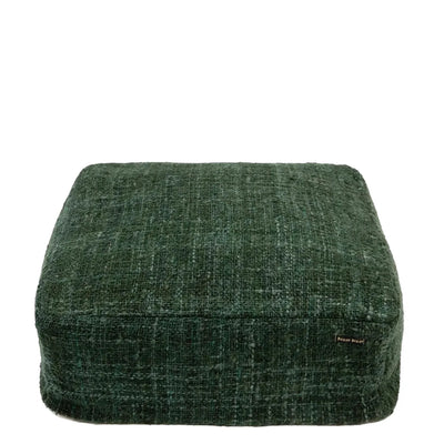 Bazar Bizar Oh My Gee Pouf – Waldgrün – Baumwolle