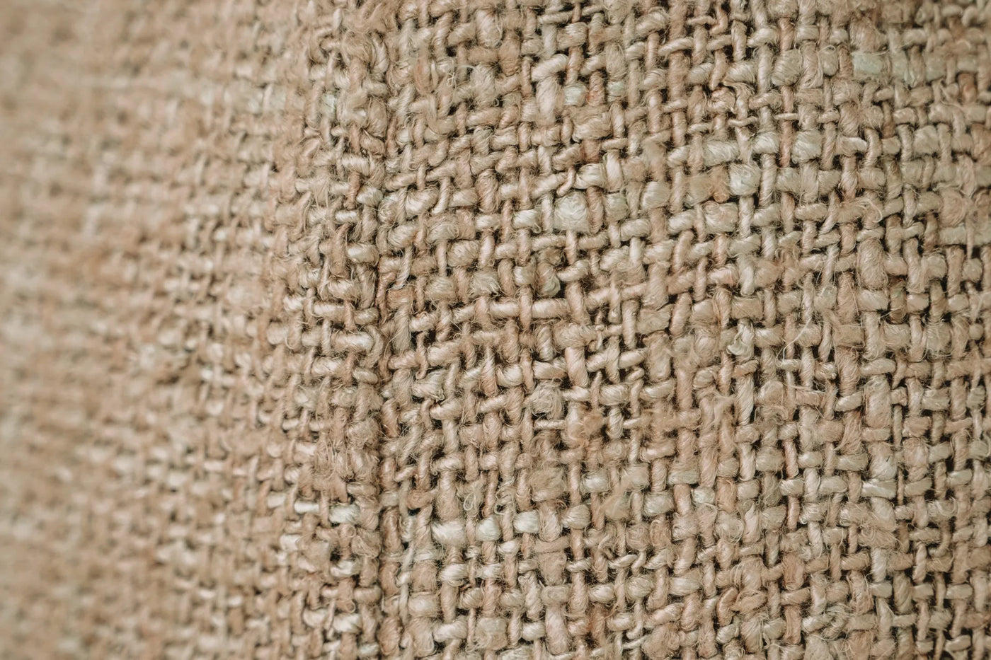 Bazar Bizar Oh My Gee Pouf – Beige – Weiche Baumwolle