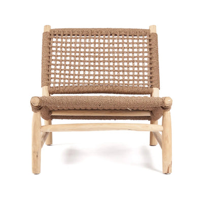 Bazar Bizar Der Island Sisal Einsitzer – Natural Brown