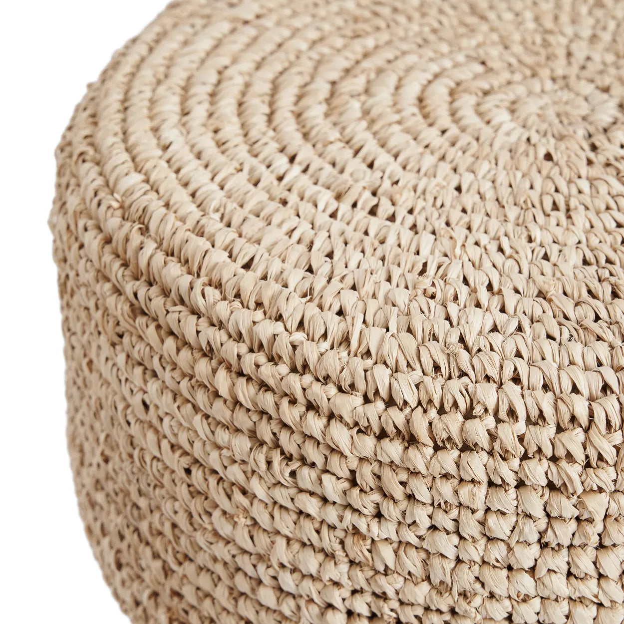 Bazar Bizar Der Raffia Barhocker – Natural