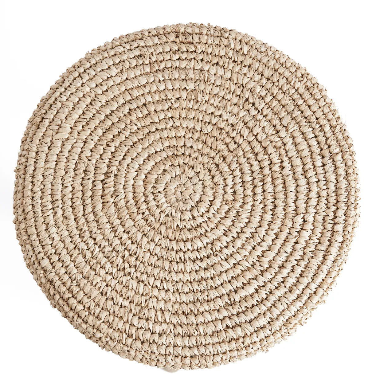 Bazar Bizar Der Raffia Barhocker – Natural