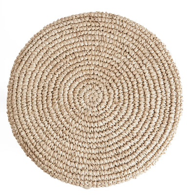 Bazar Bizar Der Raffia Barhocker – Natural