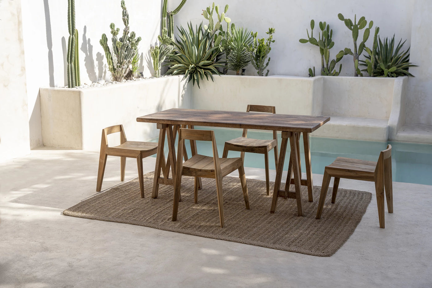 Bazar Bizar Der Paxi Esszimmerstuhl – Natural – Outdoor