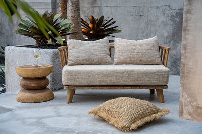 Bazar Bizar Der Malawi Two Seater – Natural Beige