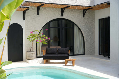 Bazar Bizar Der Malawi Two Seater - Natur Schwarz