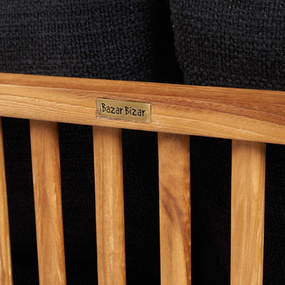 Bazar Bizar Der Malawi Two Seater - Natur Schwarz