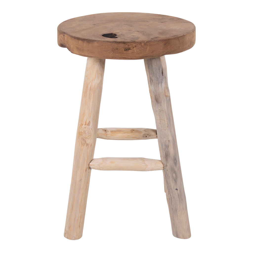 House Nordic Badia Teak Hocker - Natur