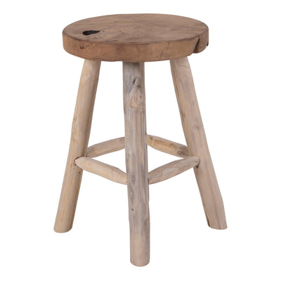 House Nordic Badia Teak Hocker - Natur