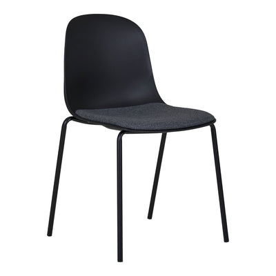 House Nordic Madalena Esszimmerstuhl – Schwarz (2er Set)