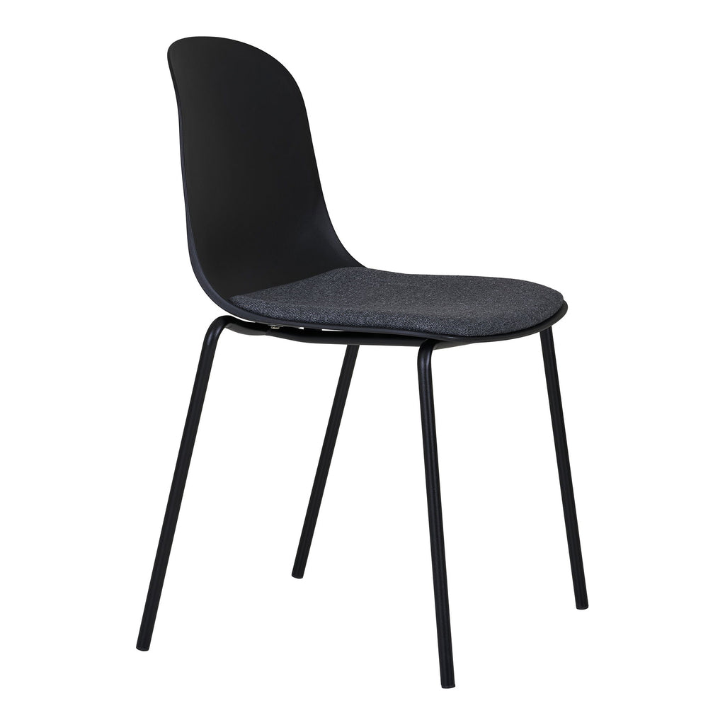 House Nordic Madalena Esszimmerstuhl – Schwarz (2er Set)