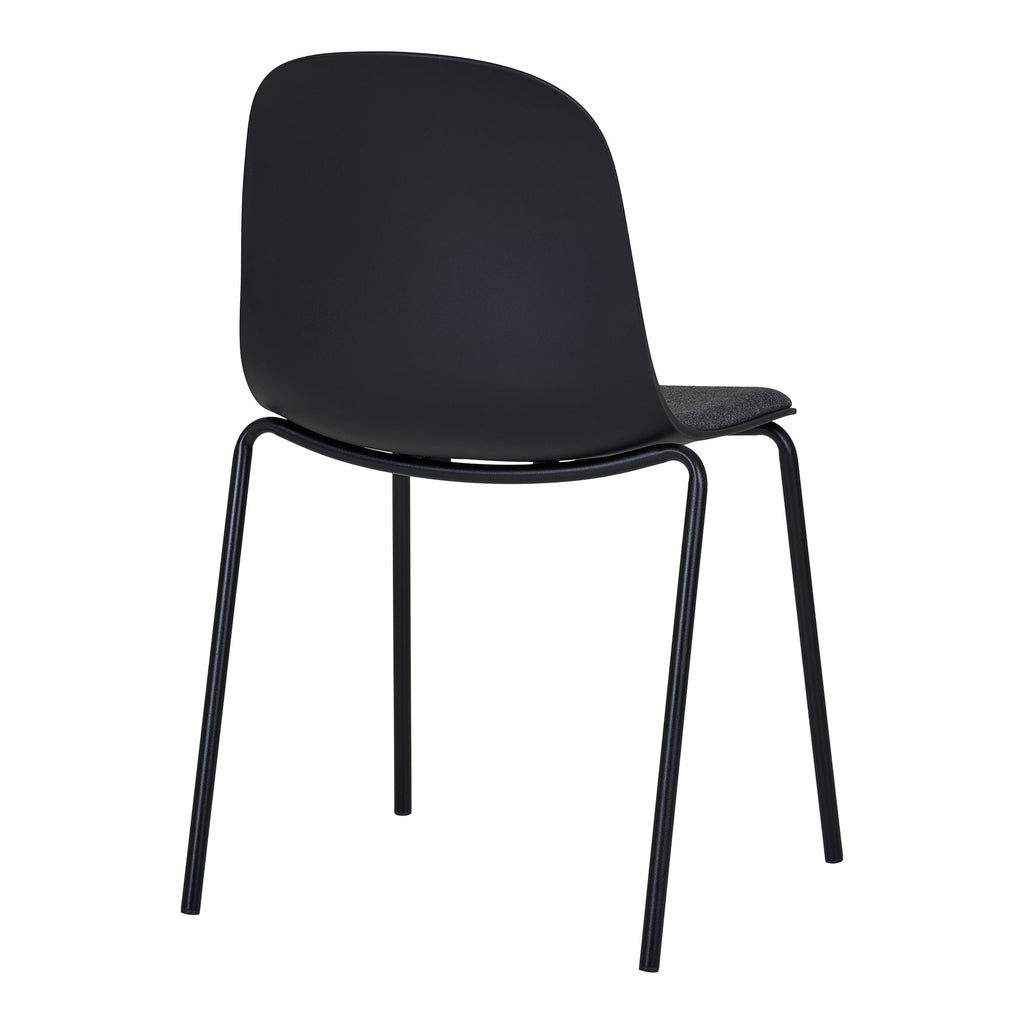 House Nordic Madalena Esszimmerstuhl – Schwarz (2er Set)
